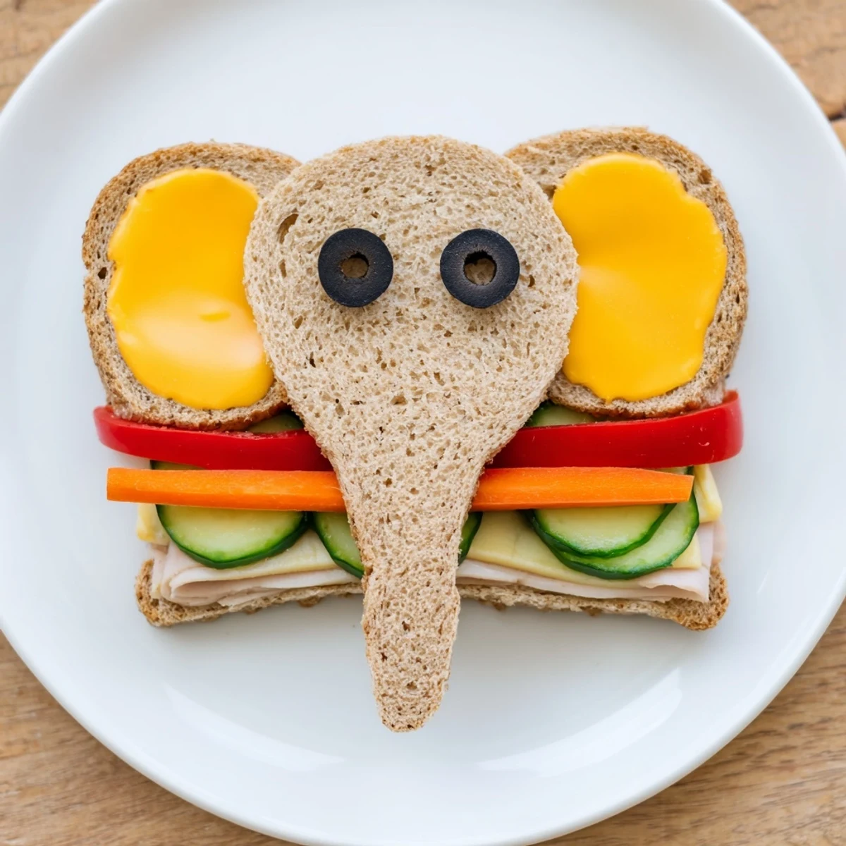 Elefanten Sandwich Brett kinder