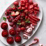 Candy Cane Streifen Platte