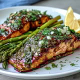 Herb Lachs mit Spargel