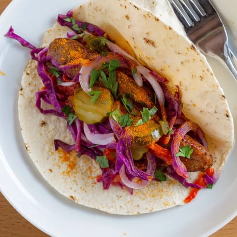 Berlin Currywurst Tacos