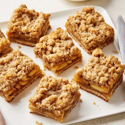 Apfel Streusel Frühstück Bars