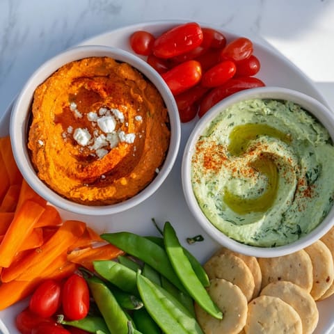 Festlicher Dip Rot Grün