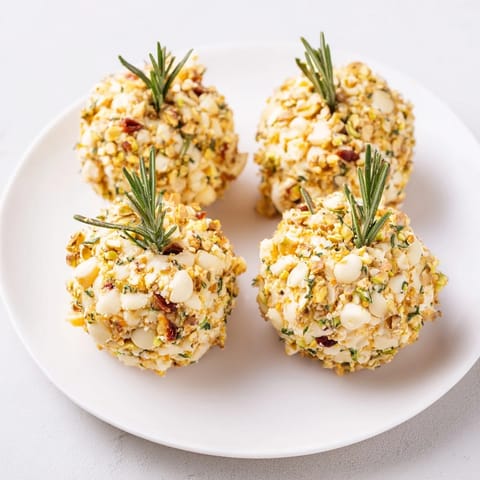 Festliche Käseball Cluster