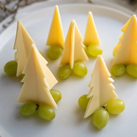 Tannenbaum Käse Bordüre festlich