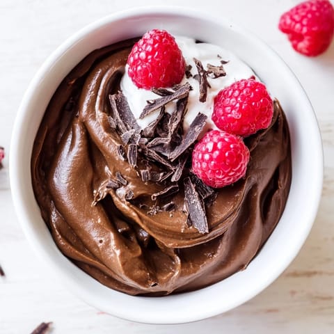 Avocado Schoko cremig Dessert