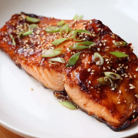 Ingwer Soja Lachs Glasur