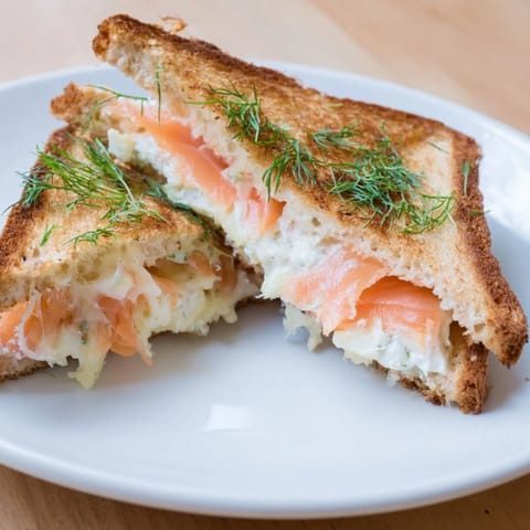 Smoked Salmon Grilled Cheese