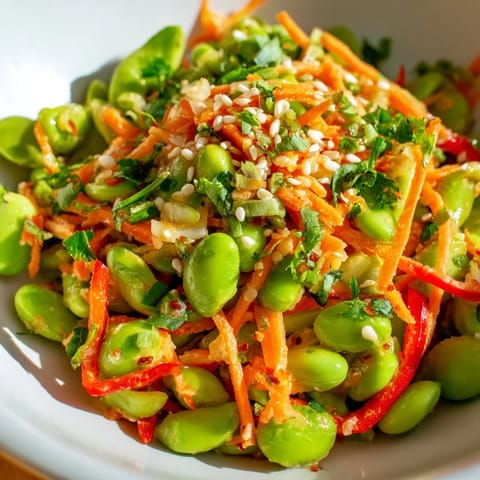 Asian Edamame Protein Salad