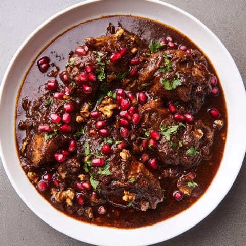 Iranische Fesenjan Eintopf