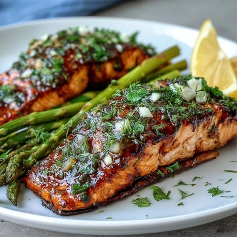 Herb Lachs mit Spargel