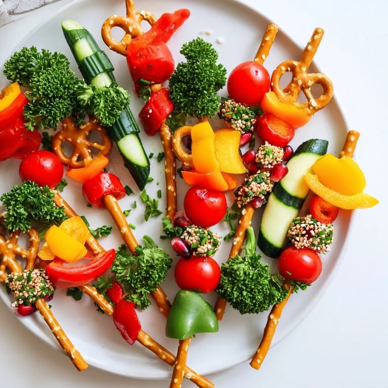 Colorful Themed Crudités features vibrant veggie Christmas ornament dippers with hummus and ranch.