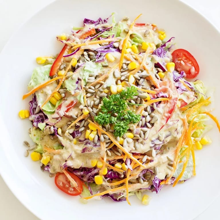 Imagine the fresh, colorful Rainbow Salad: a healthy, vegan dish perfect for warm days.
