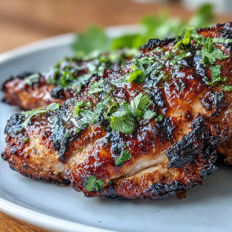 Zartes, saftiges Limetten-Koriander-Hähnchen vom Grill serviert mit buntem Mais-Bohnen-Salat – ein frisches, mexikanisch inspiriertes Gericht.