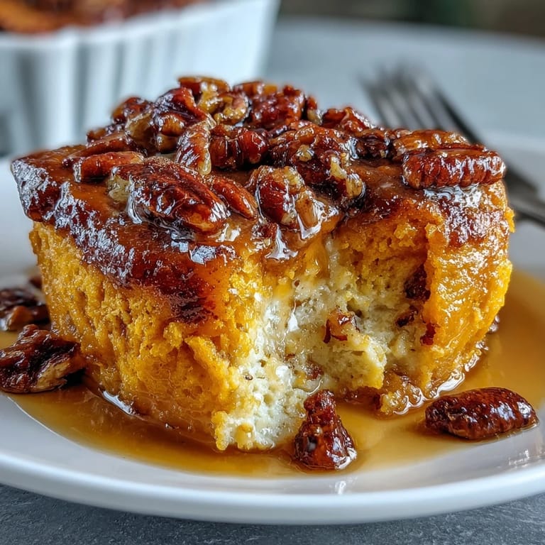 Eleganter Candied-Yams-Soufflé mit cremigen Süßkartoffeln und warmen Gewürzen.  