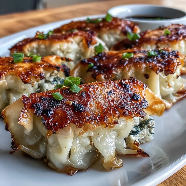 Servieren Sie diese knusprigen Reispapier-Teigtaschen mit Chili-Crunch und frischem Koriander für ein asiatisches Geschmackserlebnis.