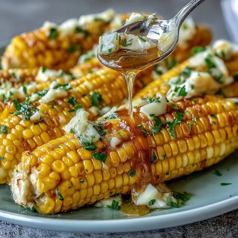 2. Schneller Mikrowellmais mit Knoblauchbutter – zarte Maiskolben, umhüllt von geschmolzener Butter und knusprigem Knoblauchgeschmack.  